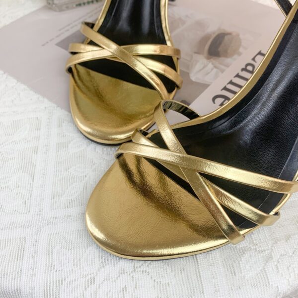 Gold Stilletto Heels