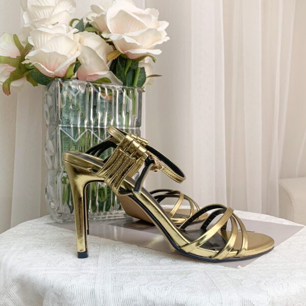 Gold Stilletto Heels