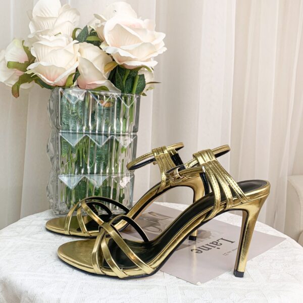 Gold Stilletto Heels