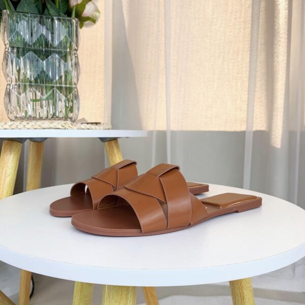 Brown Flat Slippers