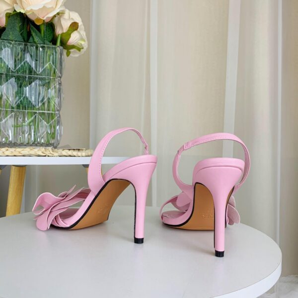 Rosette High-Heel Sandal