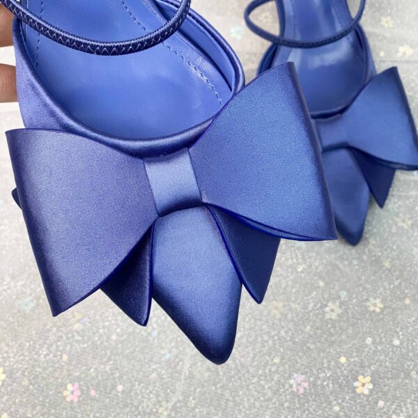 Blue Bow Sandal