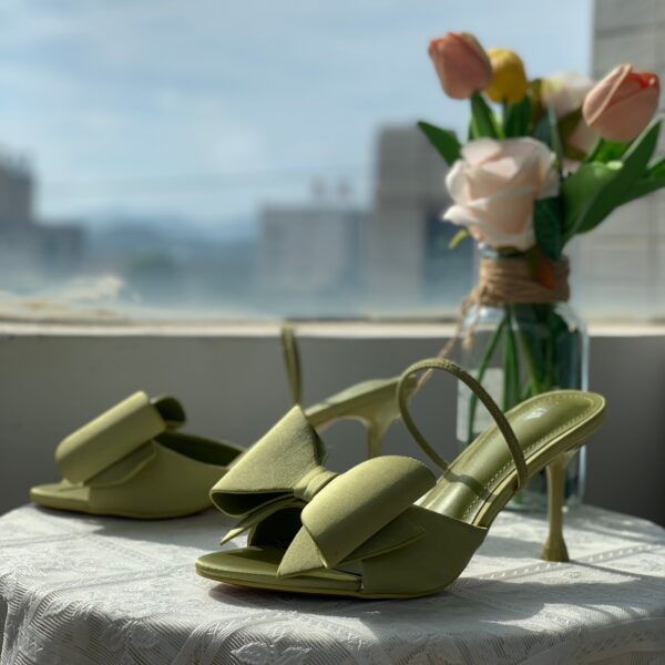 Green Bow Sandal