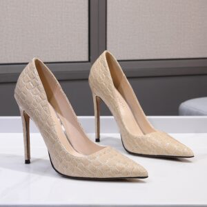 Nude Covered High Heel