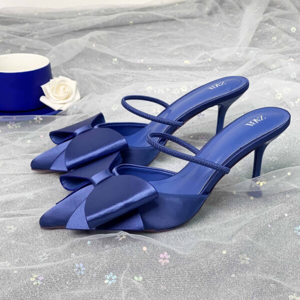 Blue Bow Sandal