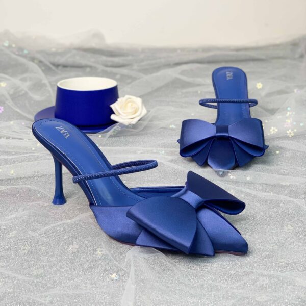 Blue Bow Sandal