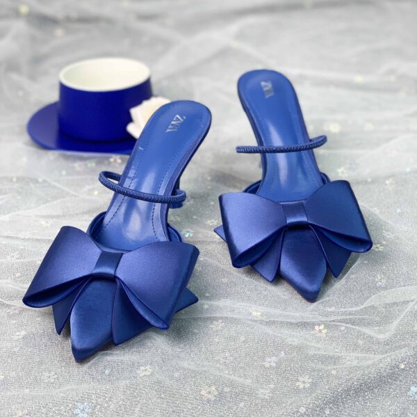 Blue Bow Sandal