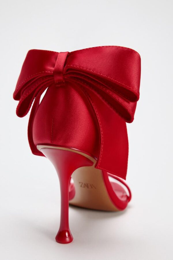 Red Bowtie Sandal - Image 3
