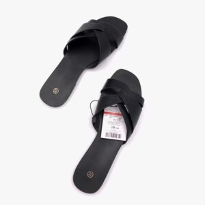 Black Pink Slippers