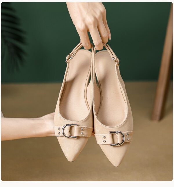 Nude Bliss Flat Slingback