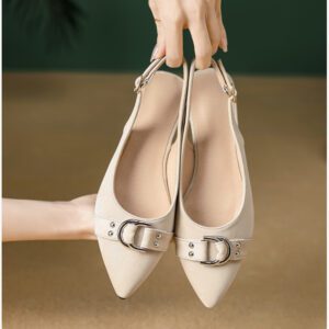 Nude Bliss Flat Slingback