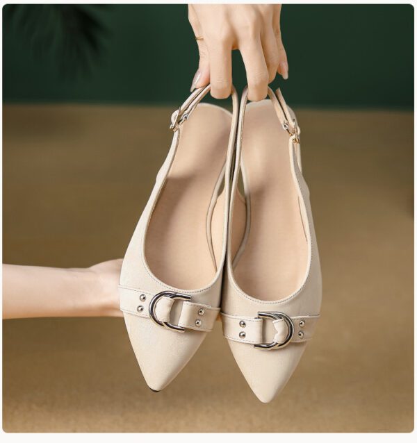 Nude Bliss Flat Slingback