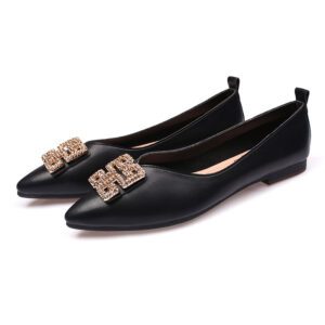 Black Obsidian Flat Shoe