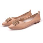 Brown Obsidian Flat Shoe