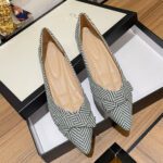 Amber Black Flat Shoe