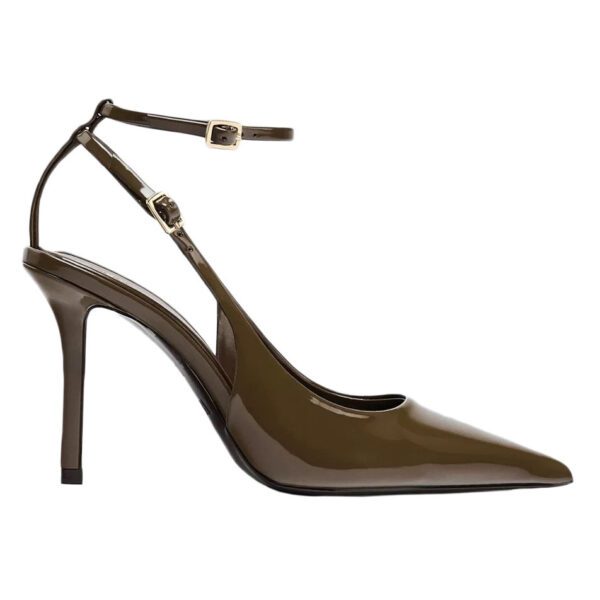 Toffee Chic Brown Ankle Strap Heel