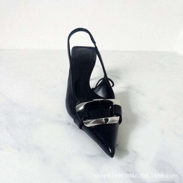 Noir Élite Slingback