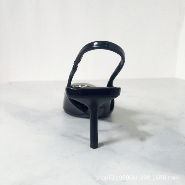 Noir Élite Slingback