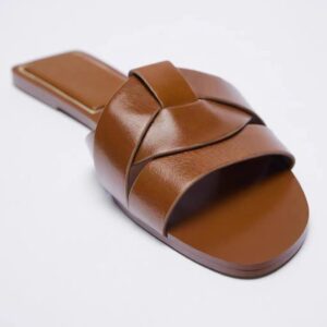Mocha Classic Flat Slippers
