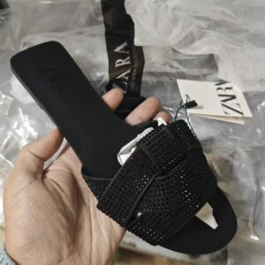 Noir Classic Flat Slippers