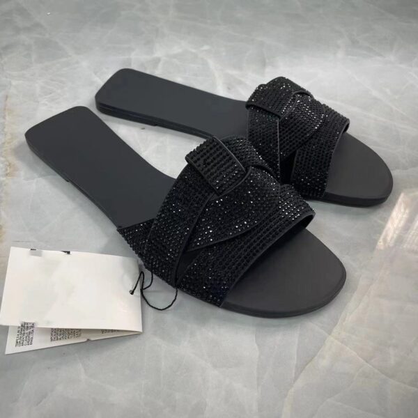 Noir Classic Flat Slippers