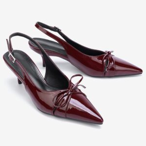 Ruby Elite Bow Low Heel Slingback