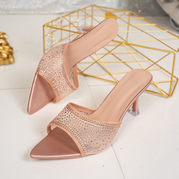 Nude Sable Elegance Mules