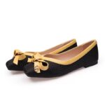 Flat Black & Yellow Cover Shoe