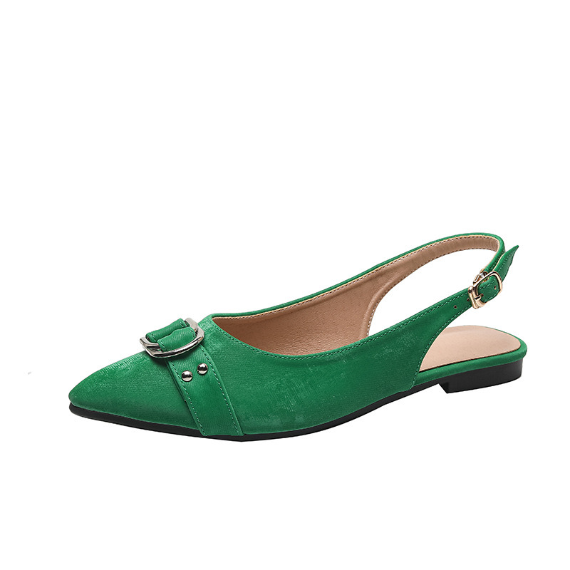 Flat Green Slingback - Image 2
