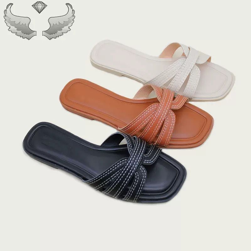 Flat White Slippers - Image 2